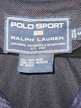 Polo Sport Ralph Lauren Navy Jacket - American Flag Label